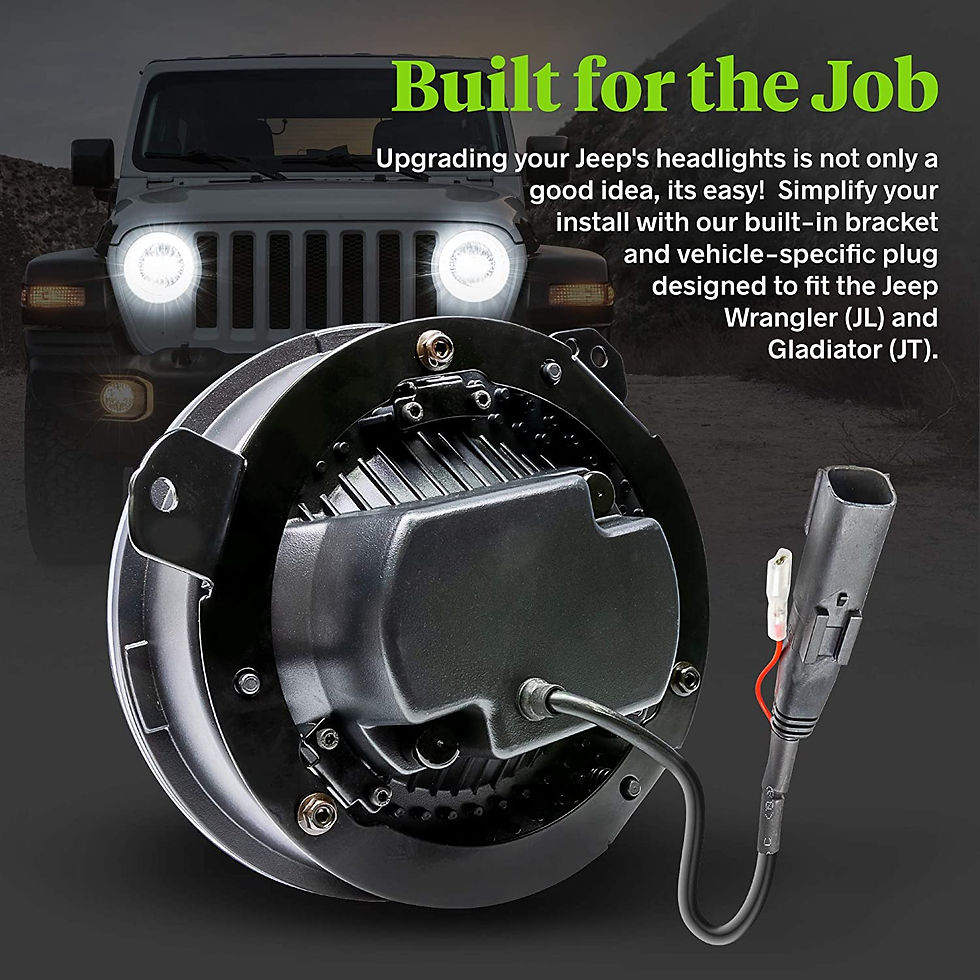 Thumbnail: JL/JT 9" Diamond LED Headlight