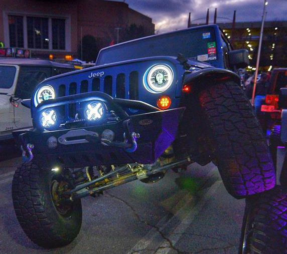 Thumbnail: 7" RGB LED SKULL Projector Headlight