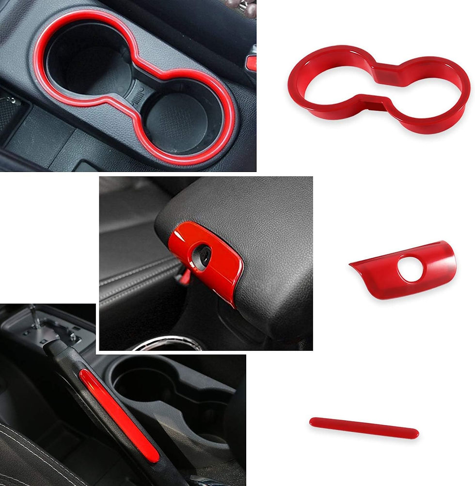 Thumbnail: JK 28pcs Black Interior Decoration Trim Kit 2011-2018