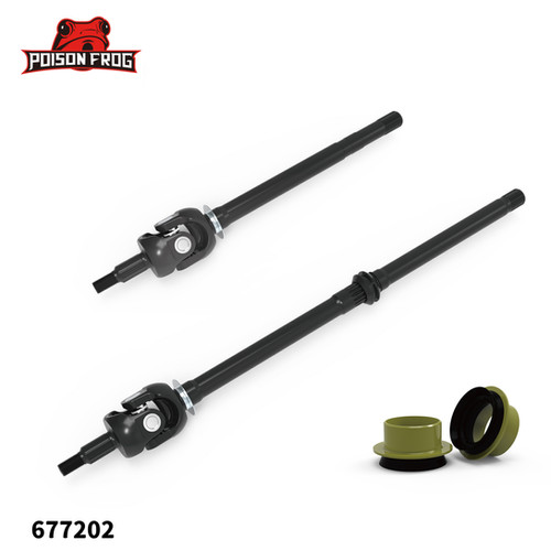 POISON FROG 677202 JK Rubicon Front Axle Shaft Kits /30 Splines