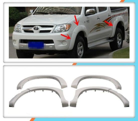 Thumbnail: Hilux 2009-12 VIGO OE STYLE FENDER FLARE - Matte Black