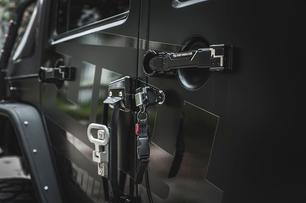 Thumbnail: JK FURY Awaken Series 2-Door Handles -3pcs Black