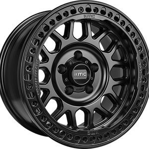 KMC® -KM234 GRENADE DESERT Satin Black Beadlock 17X8.5 (Set of 5pcs)