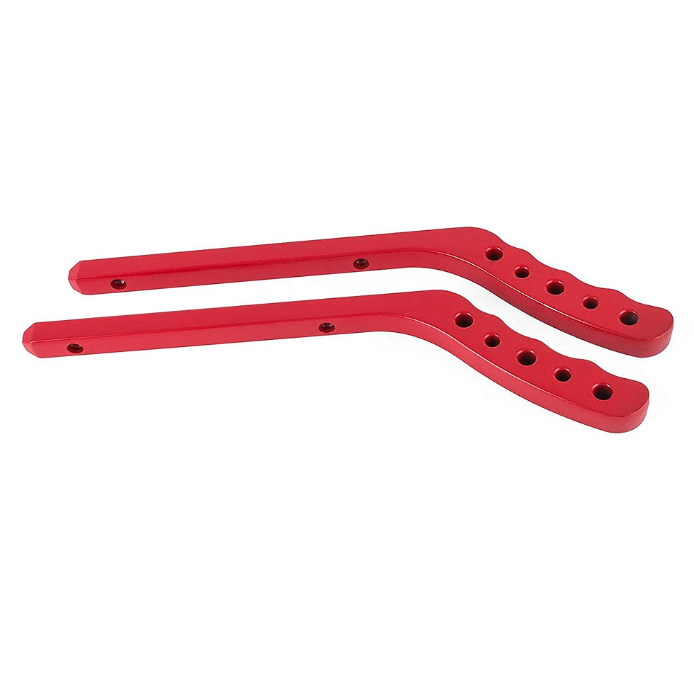 Thumbnail: JK Aluminum Loop Grab Handle Front & Rear (RED)