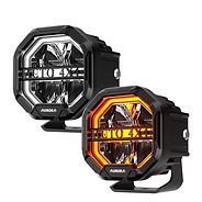 4inch Spot Light w/ White+Amber DRL (1pair)