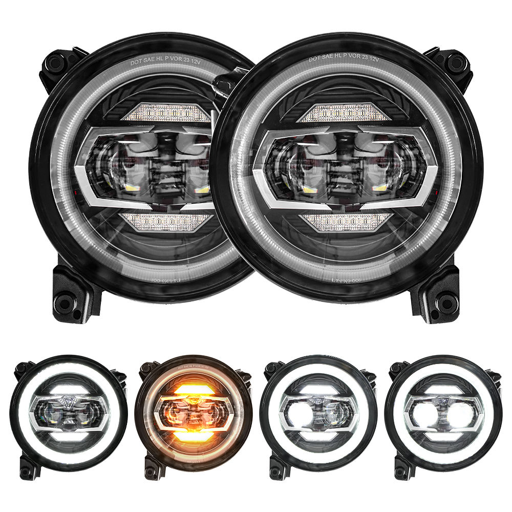 JL/JT 9" Fling Knife Headlight
