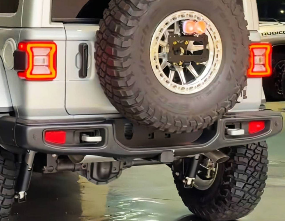 Thumbnail: JL OE Steel Rear Bumper with LED Light