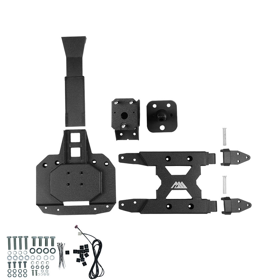 Thumbnail: Paramount JL Heavy-Duty Hinged Tire Carrier