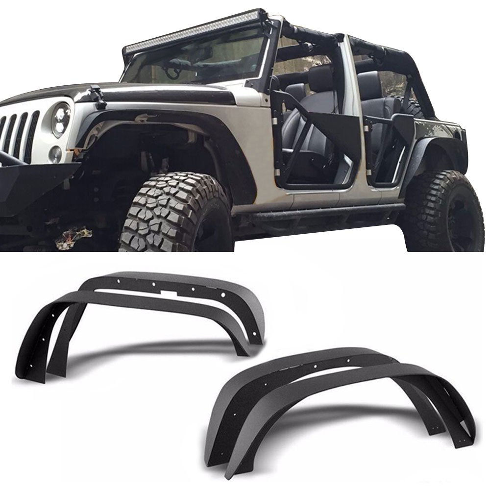 JK Leaf-style Fender Flares - 4pcs