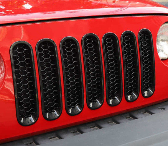 Thumbnail: JK Front Grille Honeycomb Cover Insert Mesh w/o lock hole