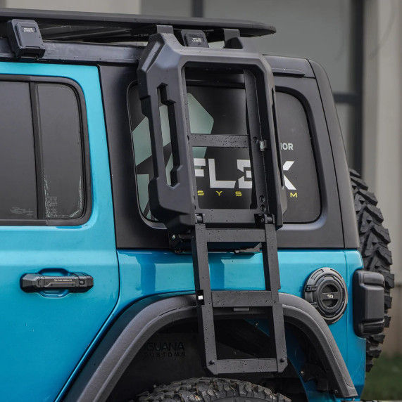 Thumbnail: JL AW Long HD Storm Roof Rack + Slide Ladder （Combo Package）