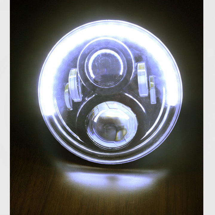 Half Halo Headlight Lamp w/ DRL+Flicker 120W/pair africalonghorn