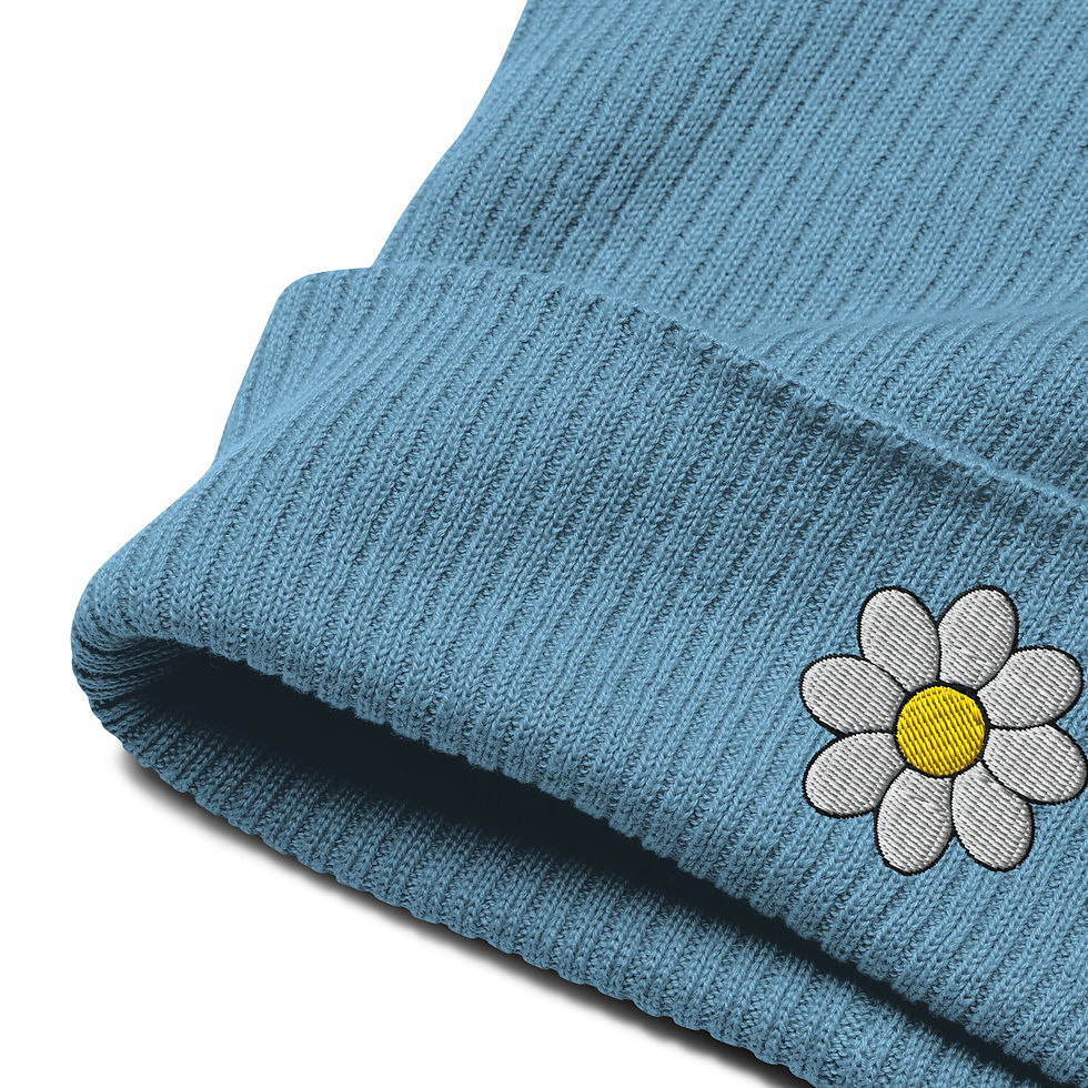 Thumbnail: Fueled By Amped Organic Ribbed Beanie