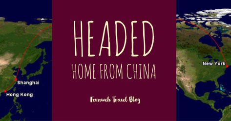Headed Home From China