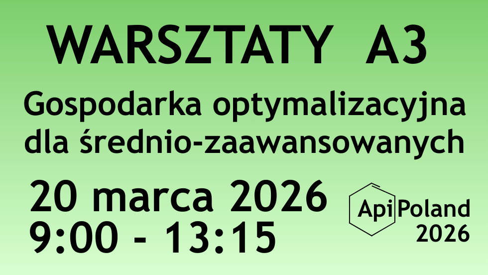 Warsztaty nr A3 (60zł, 9:00-13:15) M. Sedláček: Gospodarka pasieczna optymalizacyjna (...) dla średnio-zaawansowanych