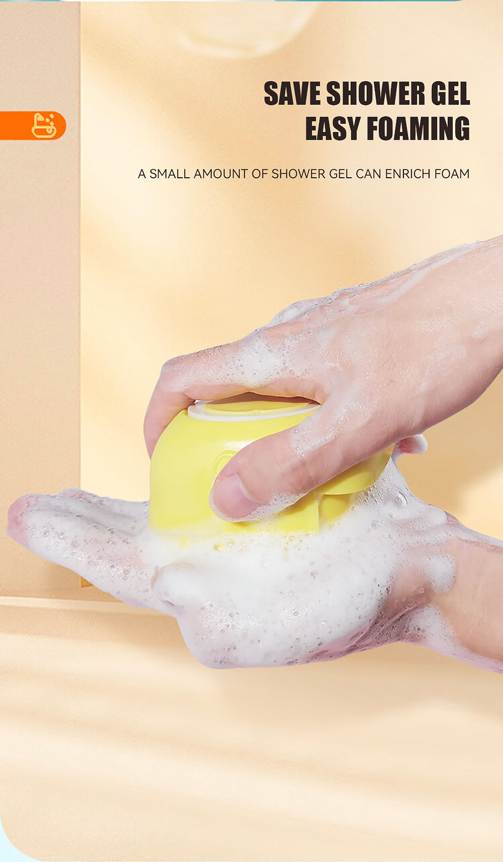Miniaturbild: Dog Bathing Brush Pet Massage Brush Shampoo Dispenser Soft Silicone Brush Rubber