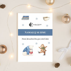 Zimní akvarelová akvarelová hra: přestaň jen hledat inspiraci a začni malovat kouzelné večery u hrnku kakaa