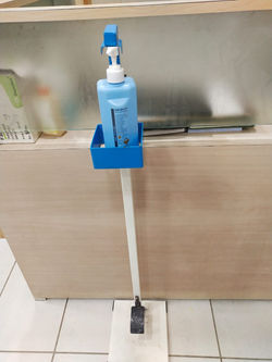 Hand sanitizer facility