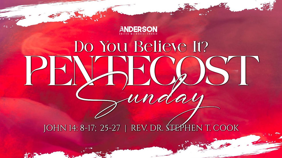 Pentecost Sunday - Do You Believe It?