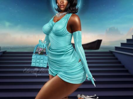 Blog #67 - Aqua Elegance - Stepping Into Celestial Glamour