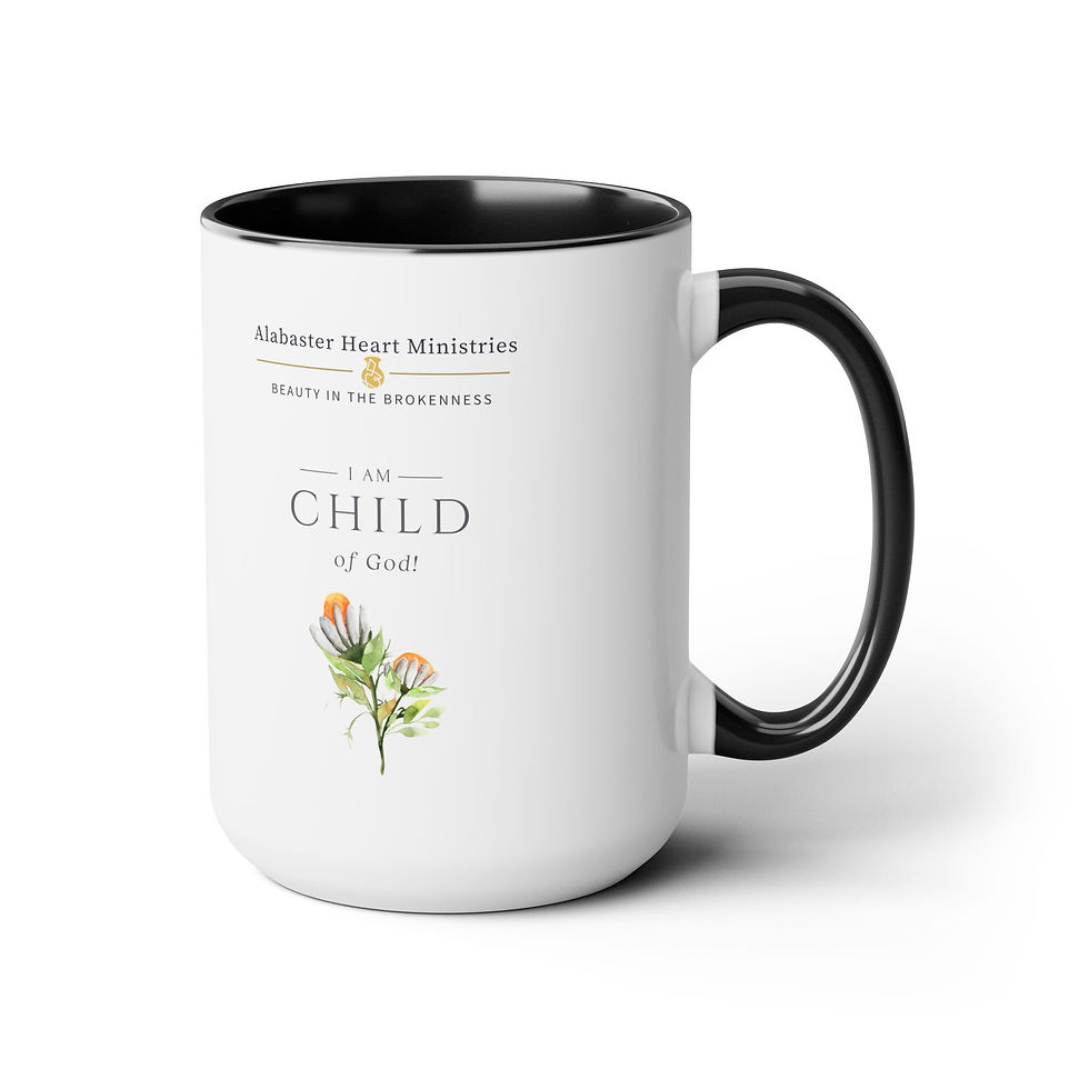 Thumbnail: Two-Tone Coffee Mugs with Promises of God, 15oz