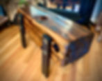 Thumbnail: Reclaimed Wood Beam Bench