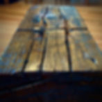 Thumbnail: Reclaimed Wood Beam Bench