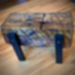 Thumbnail: Reclaimed Wood Beam Bench