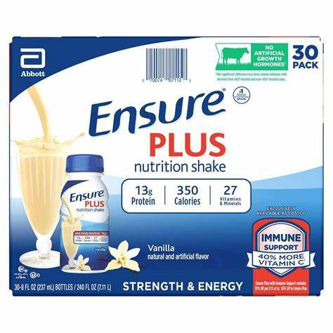 ENSURE PLUS VANILLA 30/8OZ