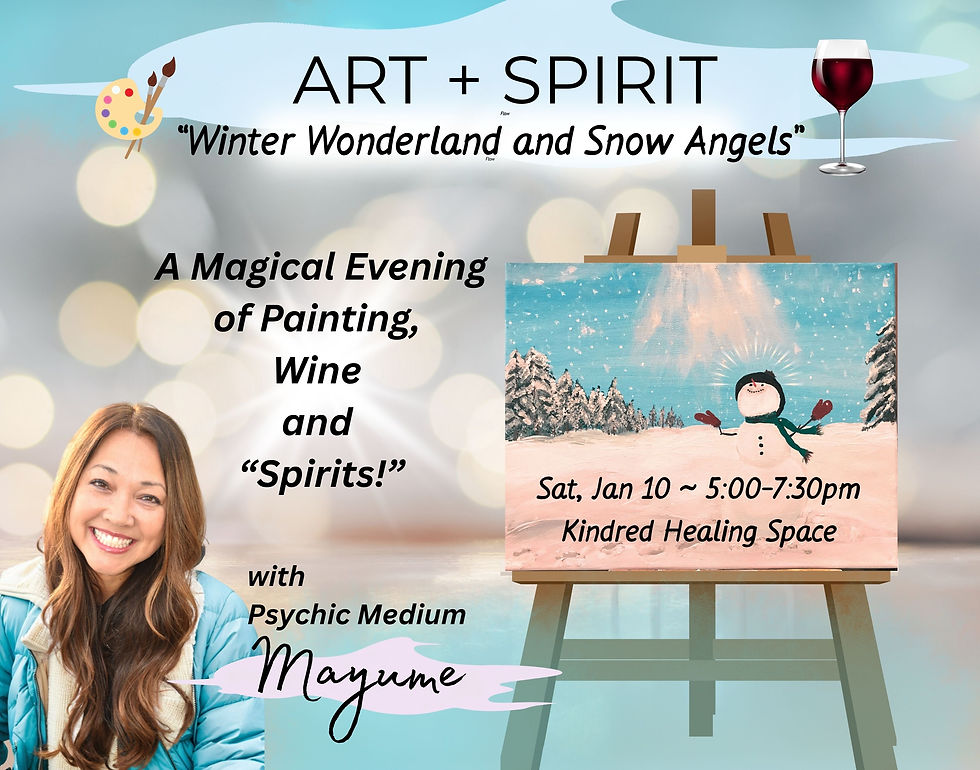 Art and Spirit- Winter Wonderland and Snow Angels