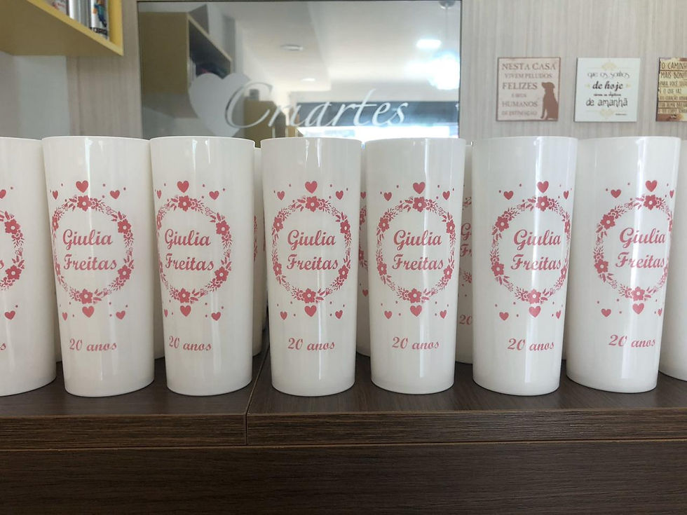 Miniatura: Copo Long Drink em Acrílico - Personalizado