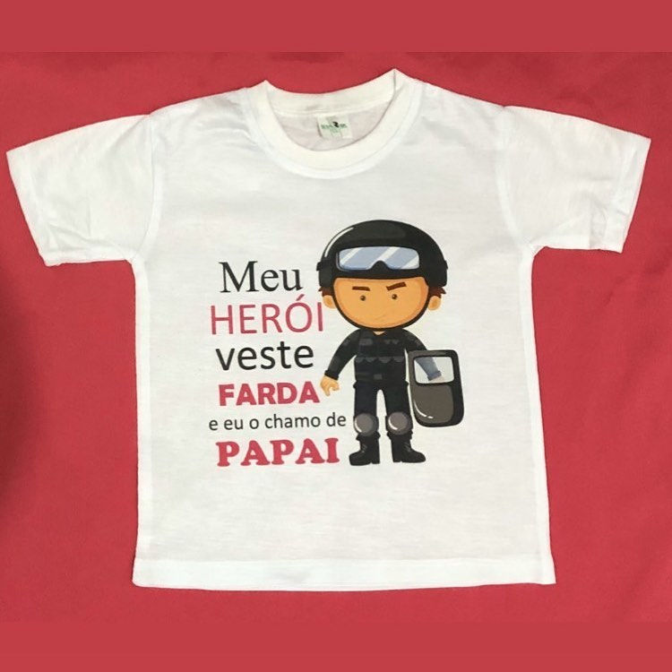 Miniatura: Camiseta Branca Infantil - Personalizada