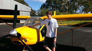 Caleb Butterfield gains Recreational Pilot Certificate!