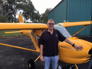 Dr Tim Amor gained Pilot Certificate