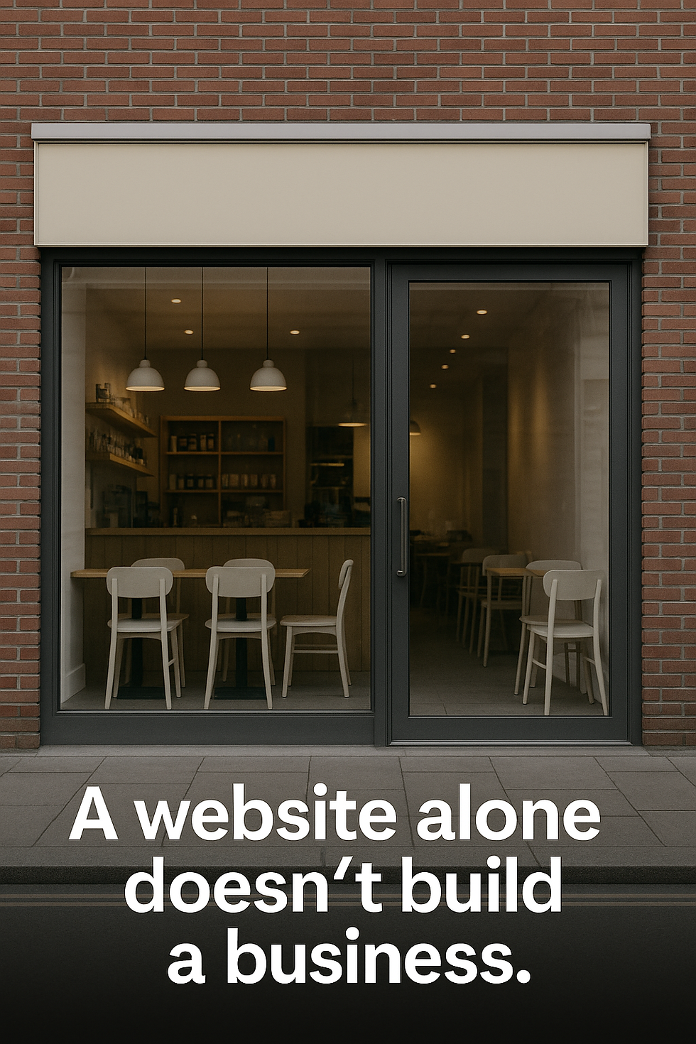 A website alone doesn't build a business