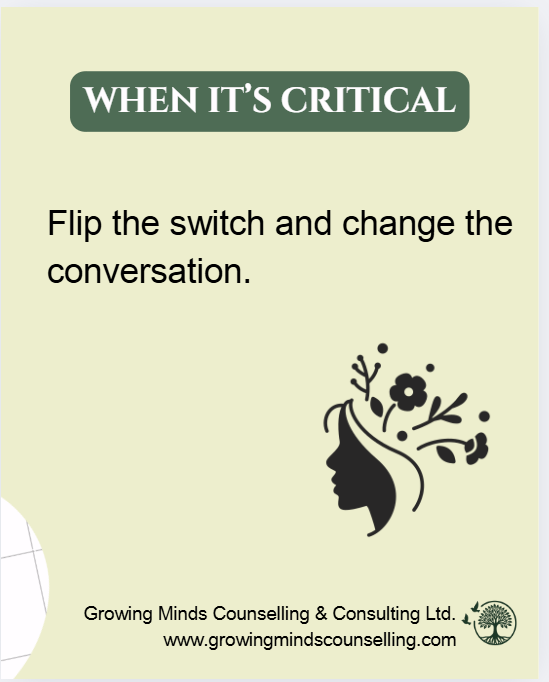When It's Critical