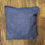 Thumbnail: Small dark blue fabric beanbag