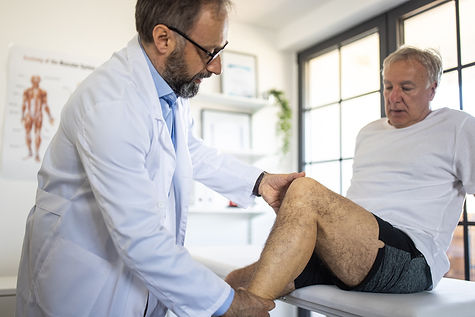 Getting my knees examined