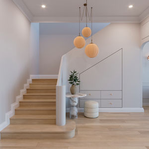 Multi-Storey Townhouse Interior Design in USA
