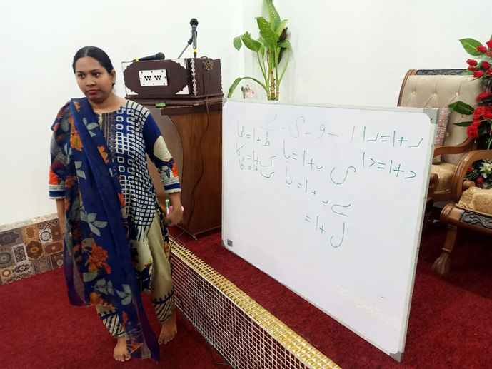 Welcome back, Zarish!