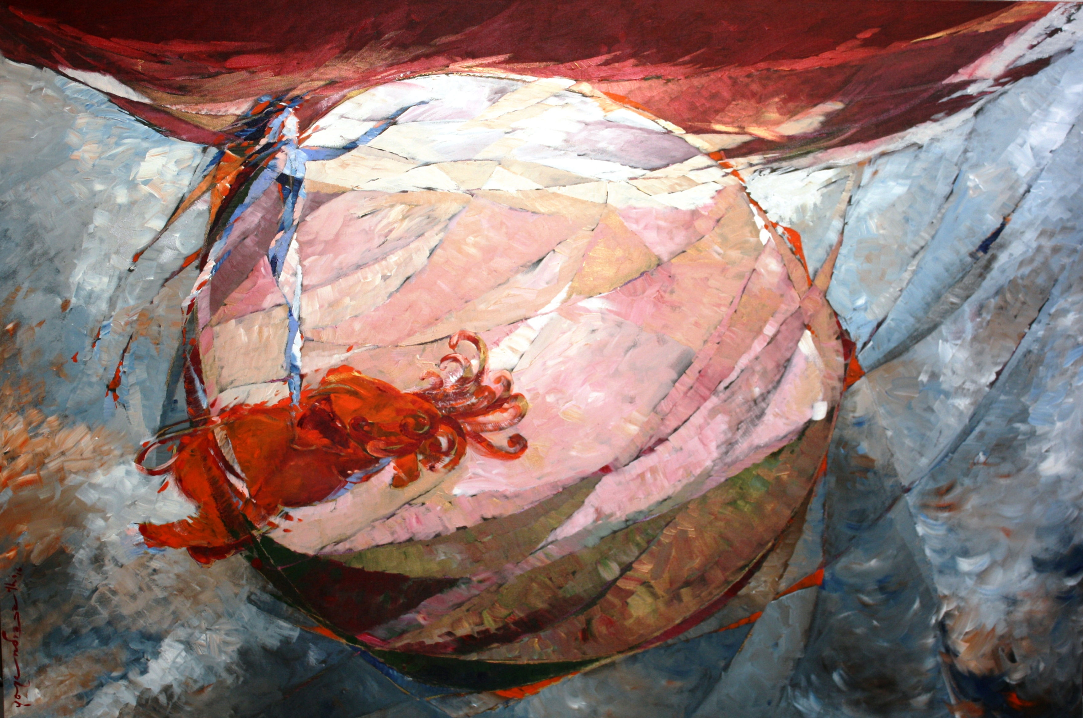 Erawat Size:48" X 72" Acrylic On Canvas