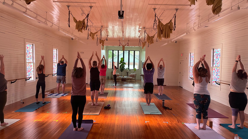 Home light on yoga fitness