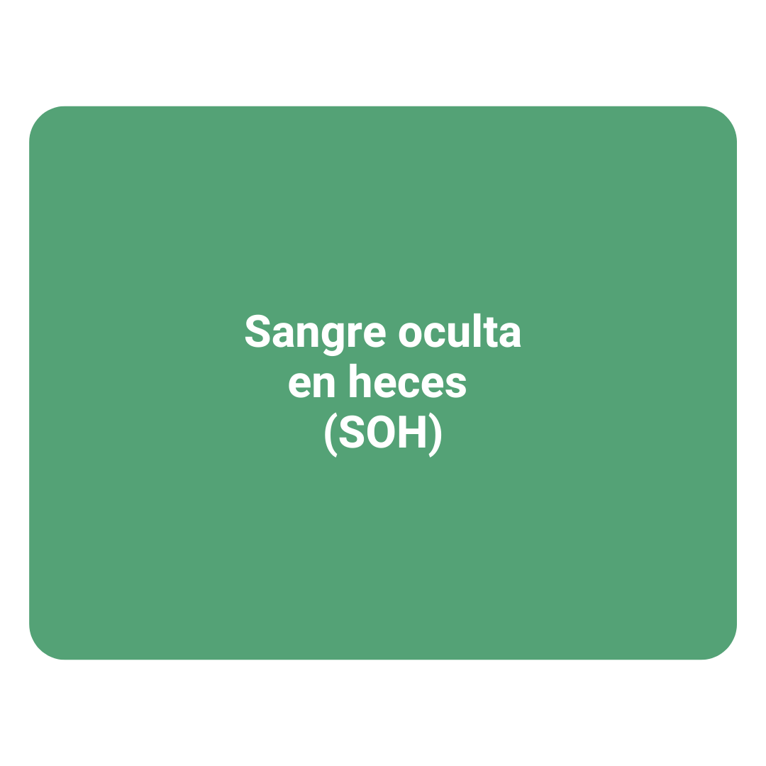 Sangre oculta en heces