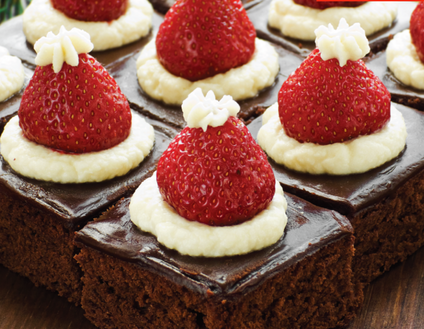 Santa Brownies