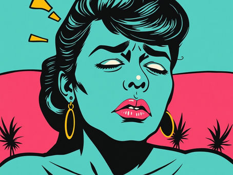 Emotionally stressed woman