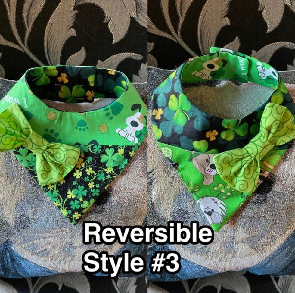 Thumbnail: Reversible St. Pawddy's Day  Dog/ Pet Bandana