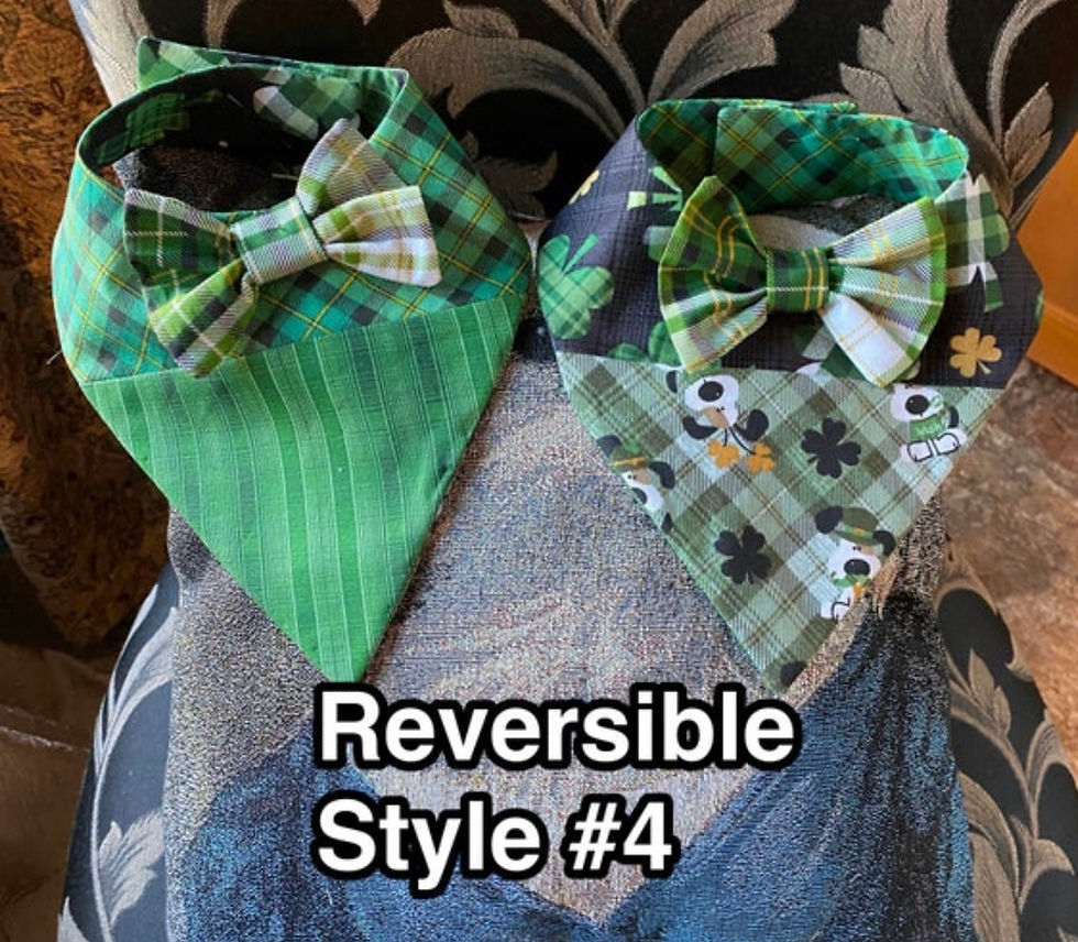 Thumbnail: Reversible St. Pawddy's Day  Dog/ Pet Bandana