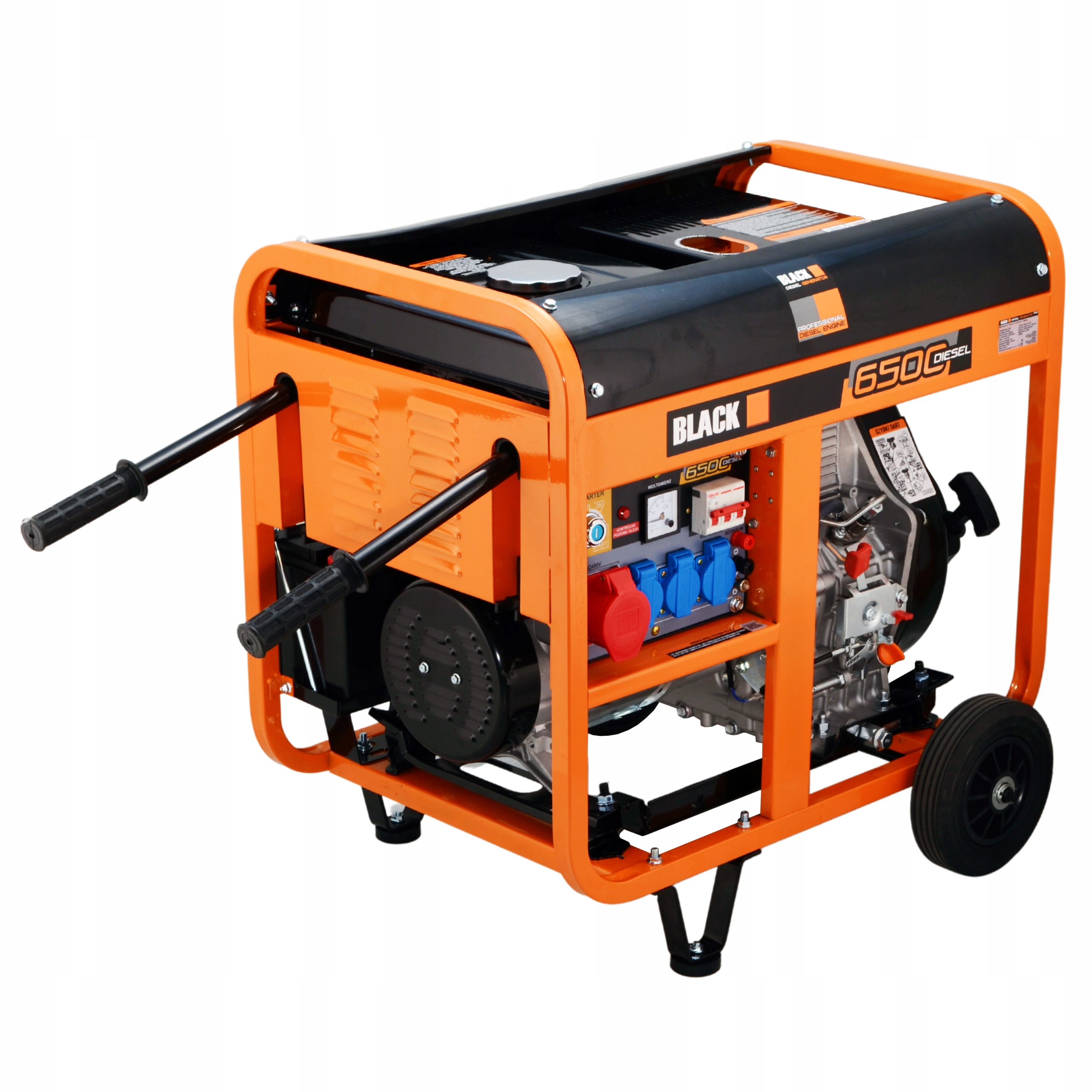 BlackTools Dīzeļģenerators 6,5 kW 230/400