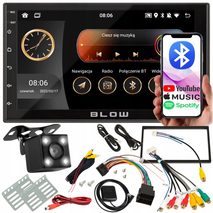 BLOW AVH-9930 2DIN auto multimediju sistēma