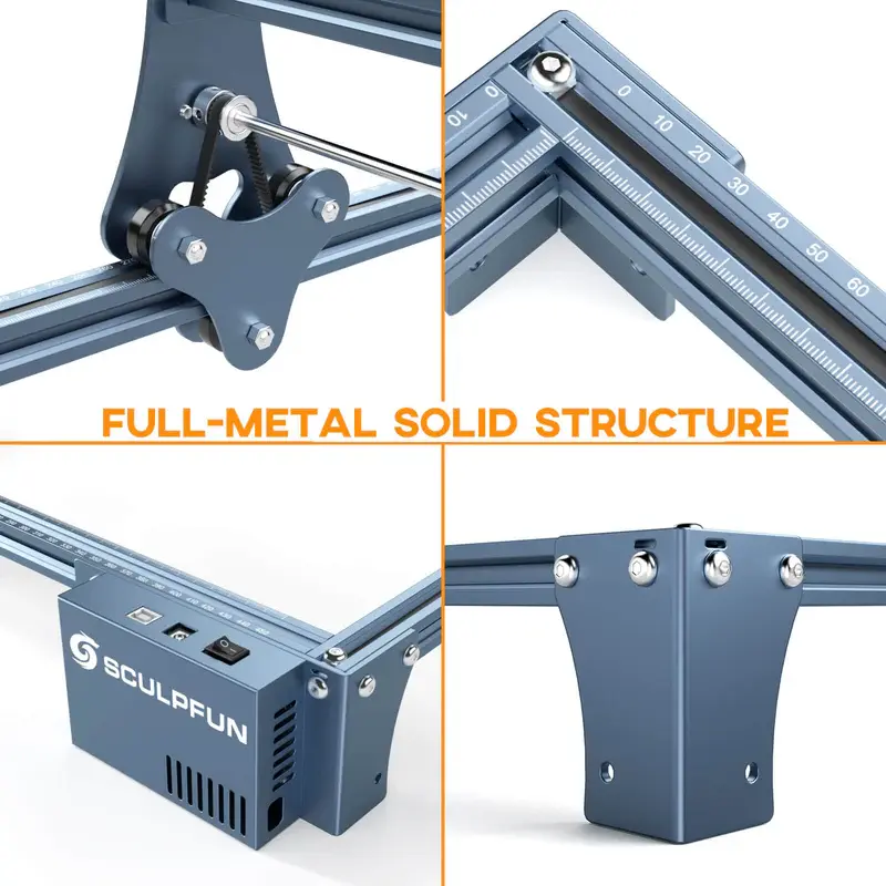 Sīktēls: Lāzergravētājs SCULPFUN S9 5.5W 410 × 415 mm
